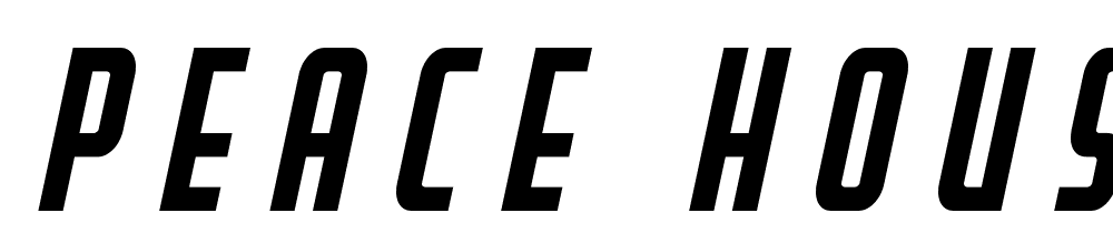 Peace-Houston-Title-Italic font family download free