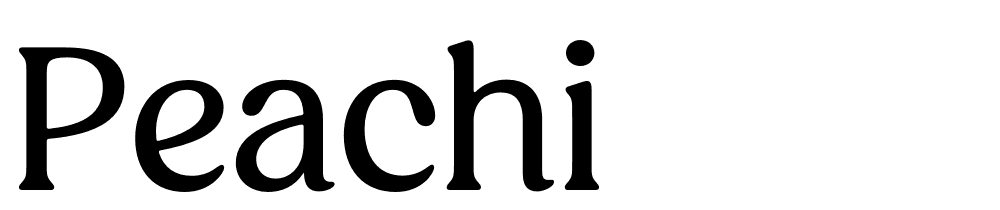 Peachi font family download free