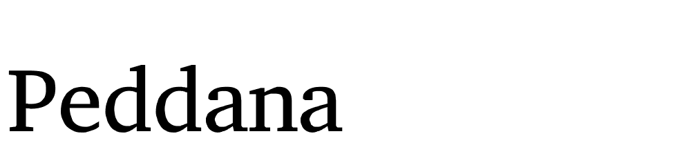 peddana font family download free