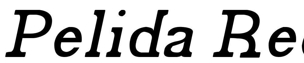 Pelida-Regular font family download free