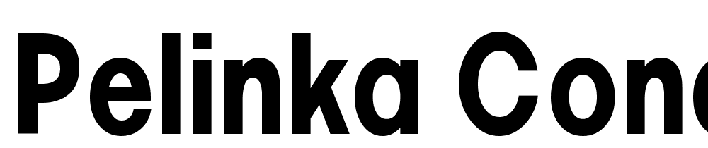 Pelinka-CondensedBold font family download free