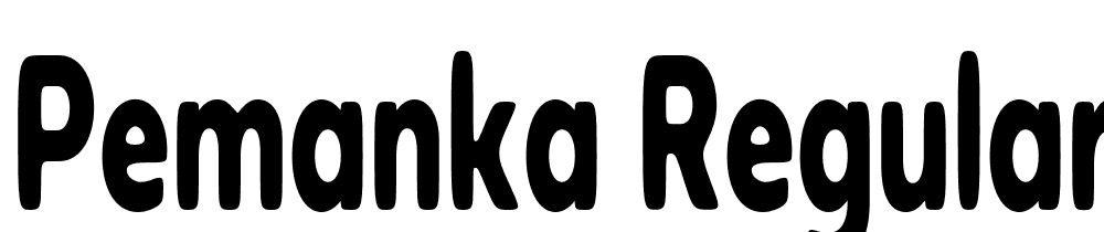 Pemanka-Regular font family download free