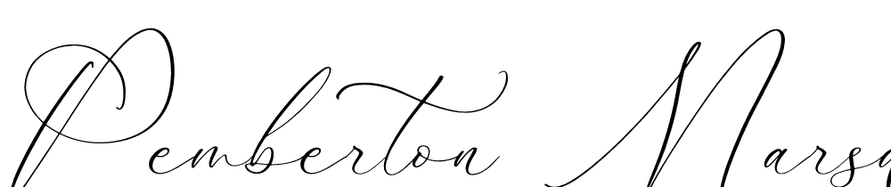 Pemberton-Marsden-Script font family download free