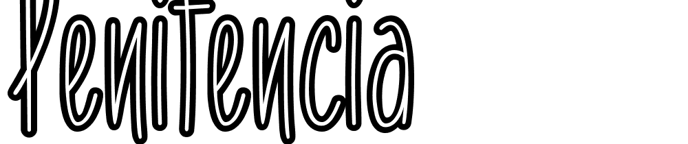 Penitencia font family download free