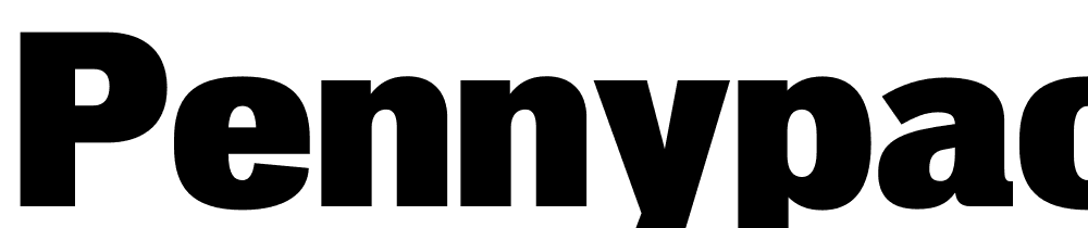 Pennypacker-Condensed-Black font family download free