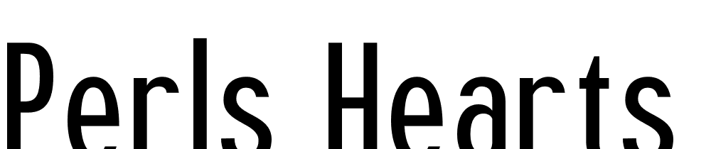 Perls-Hearts font family download free