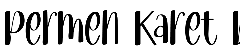 Permen-Karet-Demo font family download free