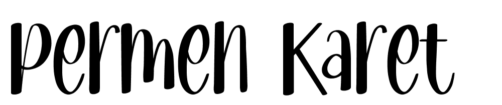 permen_karet font family download free