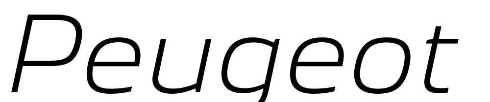 Peugeot-New-Light-Italic font family download free