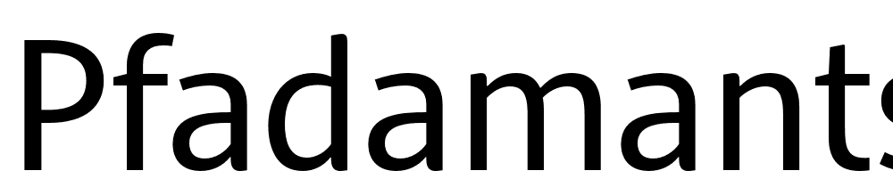 PFAdamantSansPro-Regular font family download free