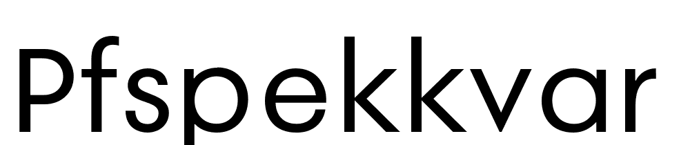 PFSpekkVAR-Regular font family download free