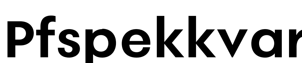 PFSpekkVAR-SemiBold font family download free