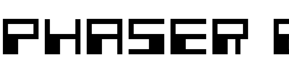 Phaser-Bank font family download free