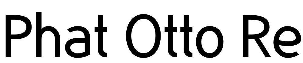 phat-Otto-regular font family download free