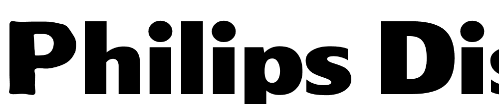 Philips-Display font family download free