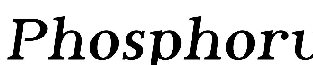 Phosphorus-Bromide font family download free