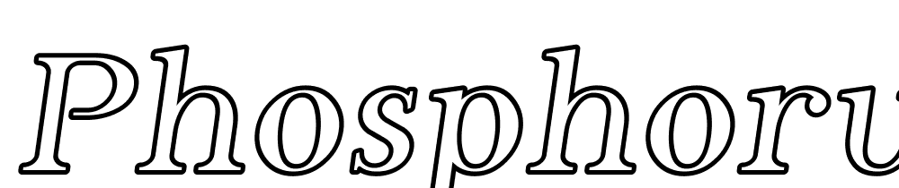 Phosphorus Iodide font family download free