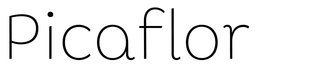 Picaflor font family download free