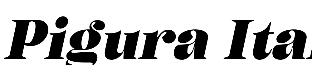 Pigura-Italic font family download free