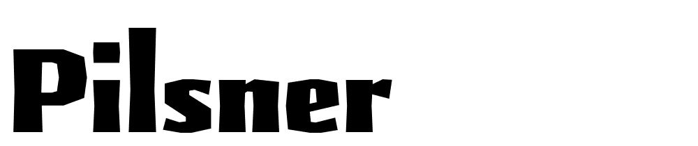 Pilsner font family download free