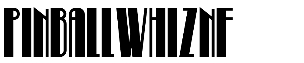 PinballWhizNF font family download free