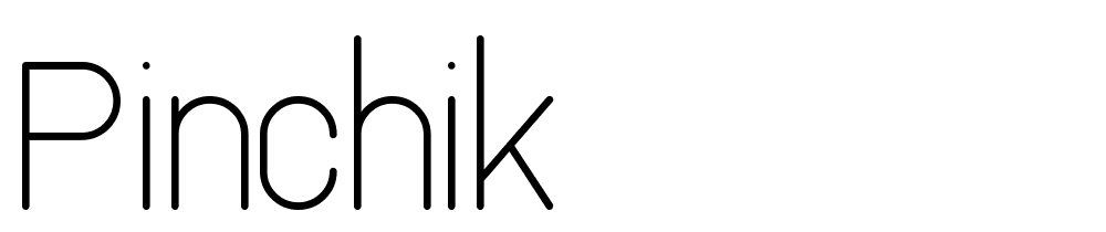 Pinchik font family download free