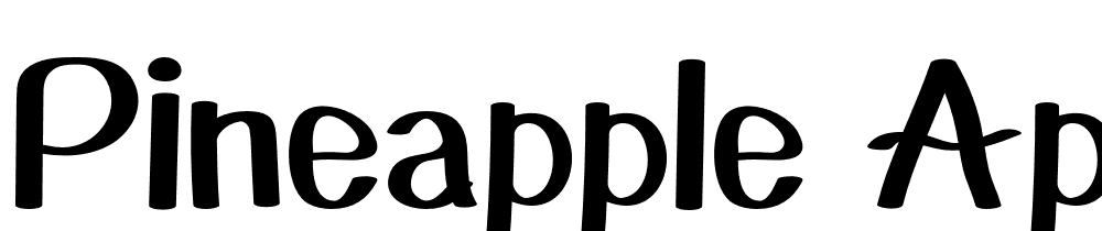 Pineapple Apple Font font family download free