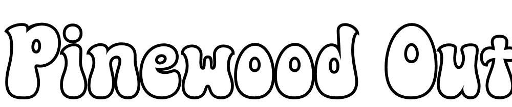 pinewood_outline font family download free