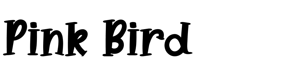 pink_bird font family download free