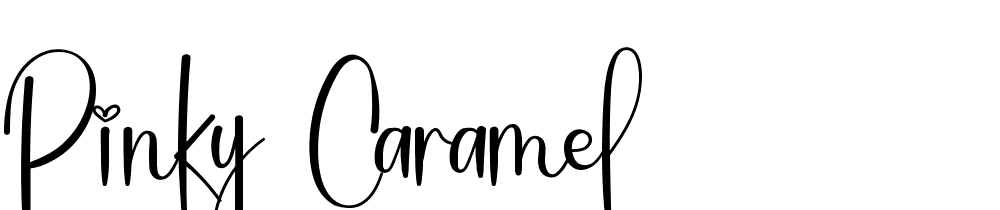 Pinky-Caramel font family download free