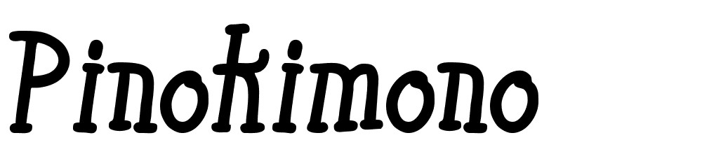 pinokimono font family download free