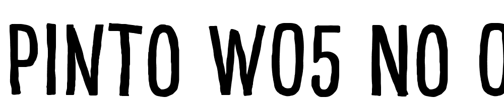 Pinto-W05-NO_01 font family download free