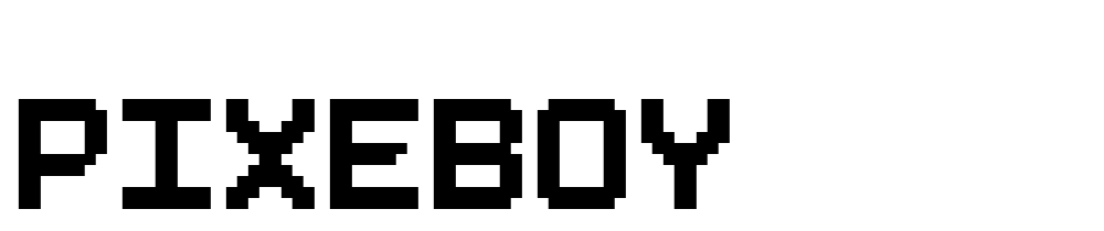 Pixeboy font family download free