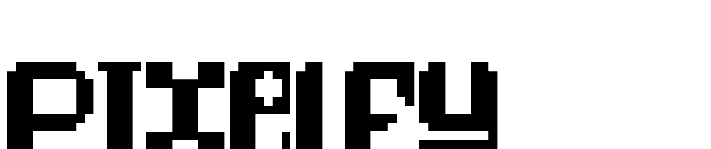 pixelfy font family download free