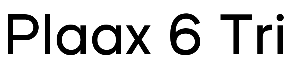 Plaax-6-Trial-Regular font family download free