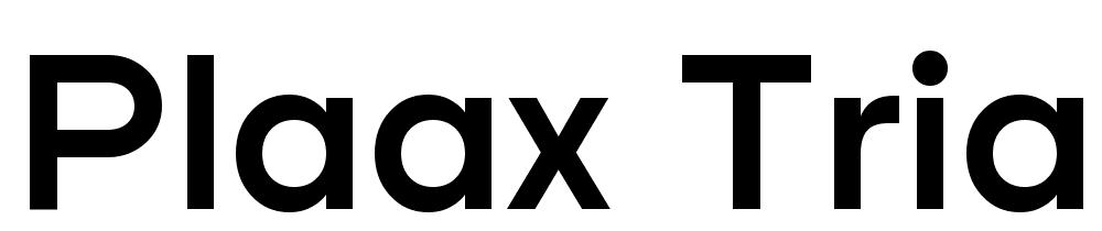 Plaax  Trial font family download free