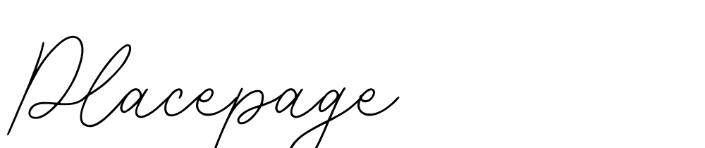 Placepage font family download free