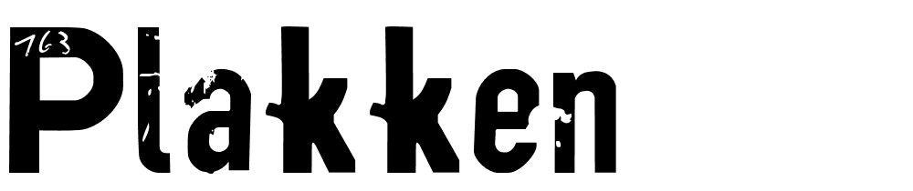 plakken font family download free