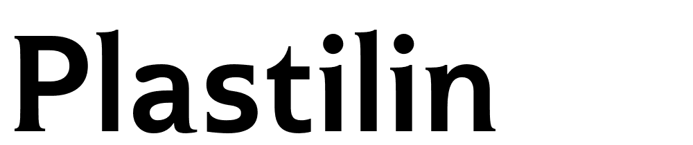 Plastilin font family download free