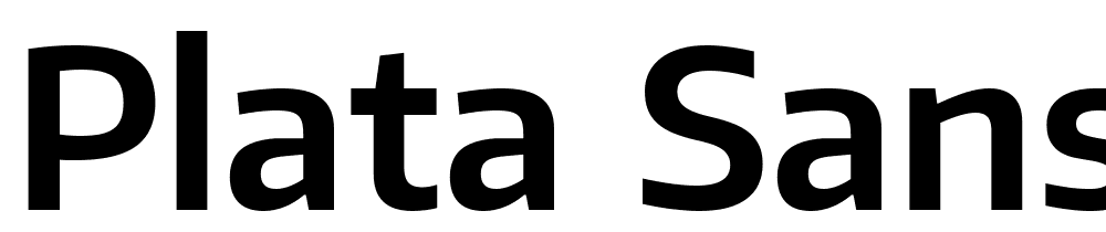 Plata-Sans-SemiBold font family download free