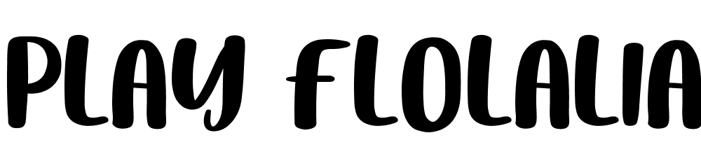 PLAY-FLOLALIA font family download free