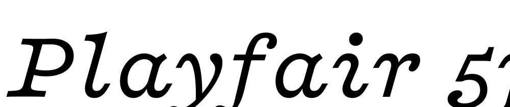 Playfair-5pt-SemiExpanded-Light-Italic font family download free