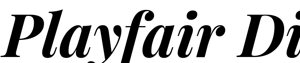 Playfair-Display-Bold-Italic font family download free