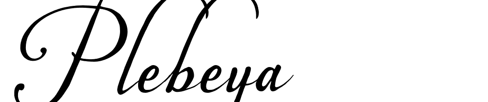 Plebeya font family download free