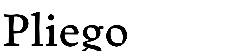 Pliego font family download free