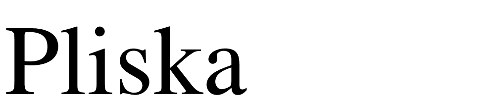 pliska font family download free