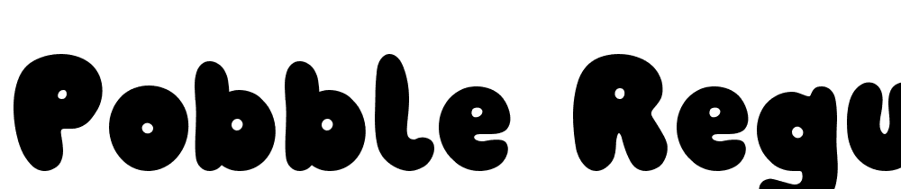 Pobble-Regular font family download free