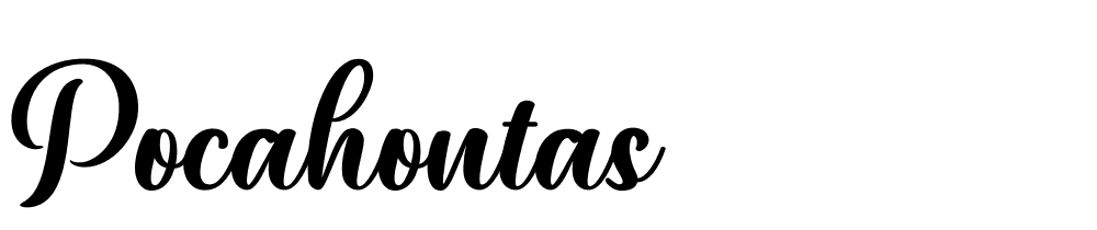 Pocahontas font family download free