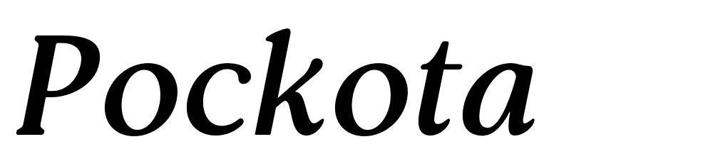 Pockota font family download free