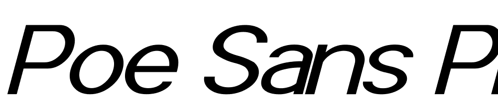 POE-Sans-Pro font family download free